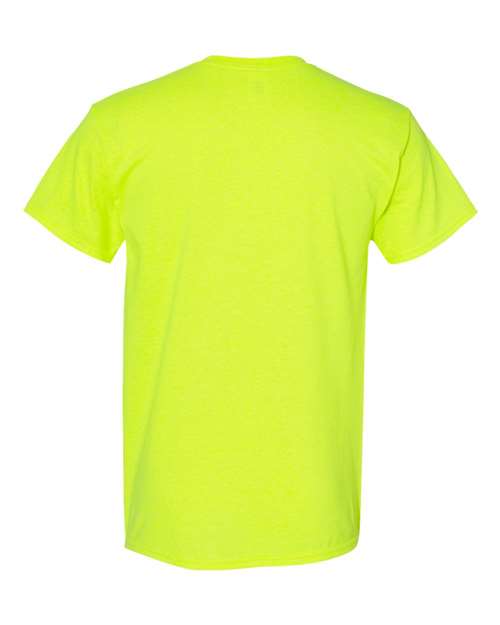 Gildan 5000 - Other Colors 1 - Safety Green Back