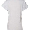 Next Level 6760 - Heather White Back