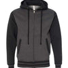 Independent Trading Co. IND45UVZ - Charcoal Heather/ Black
