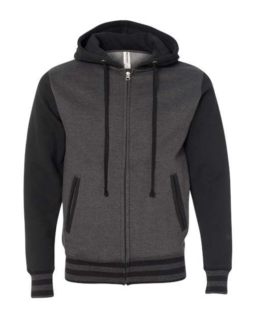 Independent Trading Co. IND45UVZ - Charcoal Heather/ Black