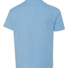 Hanes 498Y - Blues - Light Blue Back