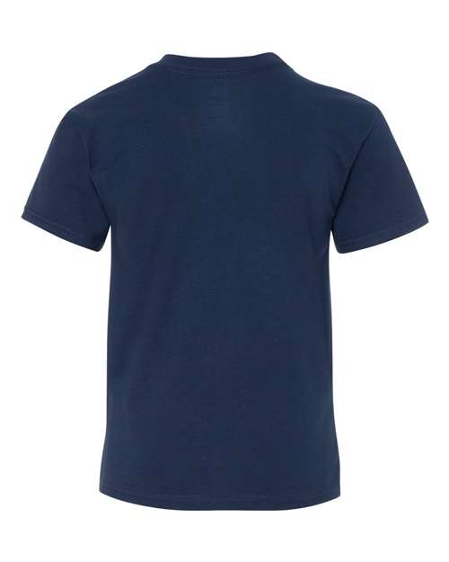 Hanes 498Y - Blues - Navy Back
