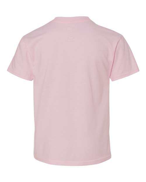 Hanes 498Y - Reds & Pinks - Pale Pink Back