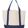 Liberty Bags 8867 - Natural/ Navy