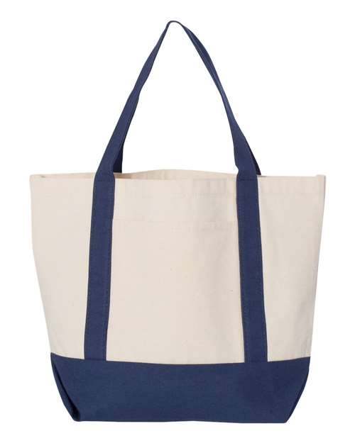 Liberty Bags 8867 - Natural/ Navy