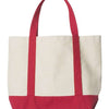 Liberty Bags 8867 - Natural/ Red Back