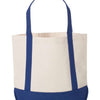Liberty Bags 8867 - Natural/ Royal Back