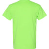 Gildan 5000 - Greens - Neon Green Back