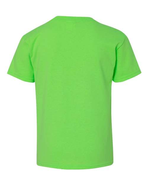 Gildan 5000B - Greens - Neon Green Back