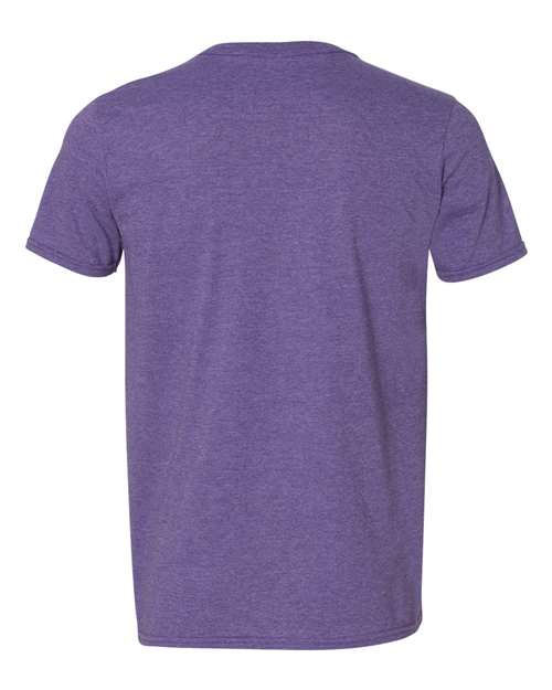 Gildan 64V00 - Heather Purple Back