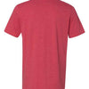 BELLA + CANVAS 3021 - Heather Red/ Deep Heather Back