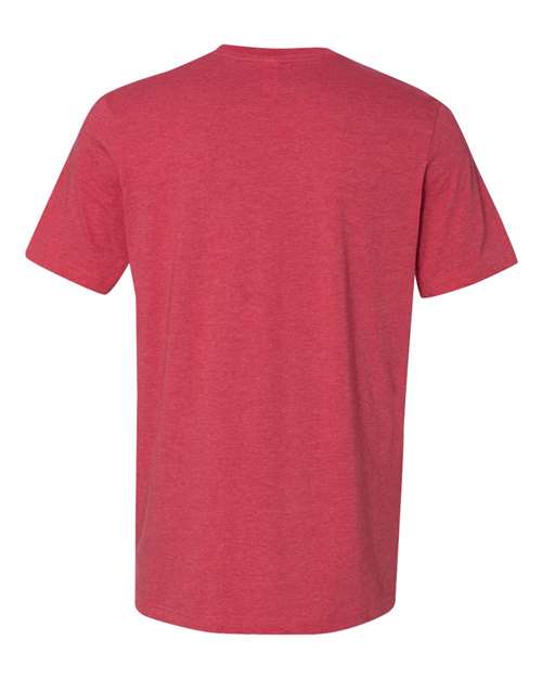 BELLA + CANVAS 3021 - Heather Red/ Deep Heather Back