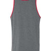 BELLA + CANVAS 3480 - Blacks & Grays - Deep Heather/ Red Back
