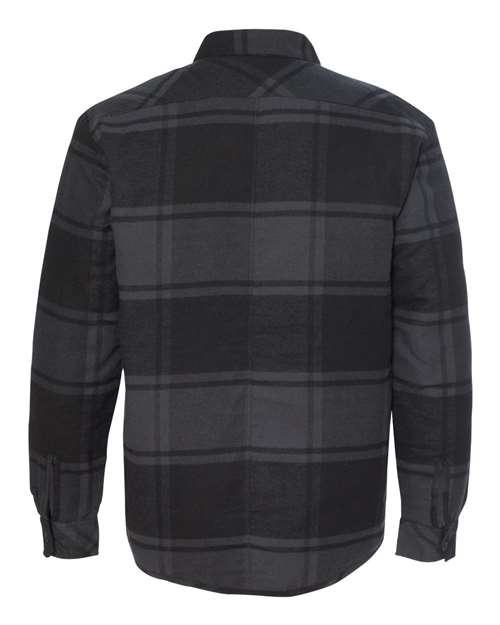 Burnside 8610 - Black Plaid Back