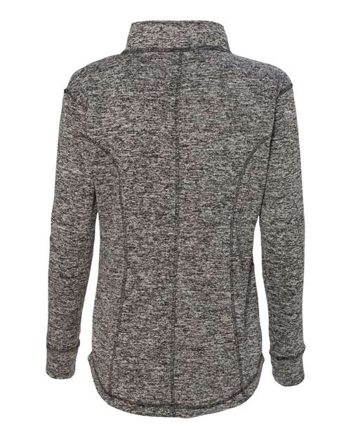 J. America 8617 - Charcoal Fleck/ Fire Coral Back