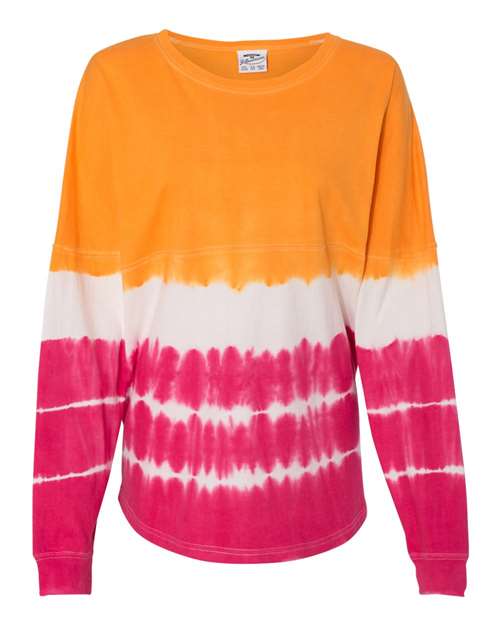 J. America 8229 - Atomic Orange/ Cosmic Pink Tie-Dye
