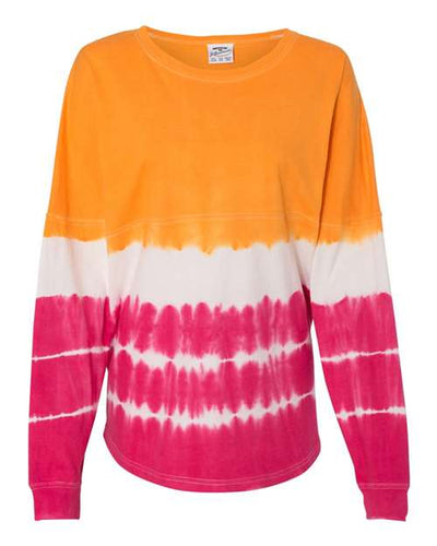 J. America 8229 - Atomic Orange/ Cosmic Pink Tie-Dye