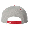 YP Classics 6089M - Heather Grey/ Red Back