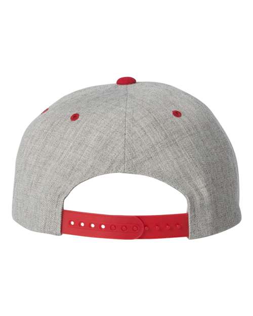 YP Classics 6089M - Heather Grey/ Red Back