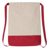 Liberty Bags 8876 - Natural/ Red Back
