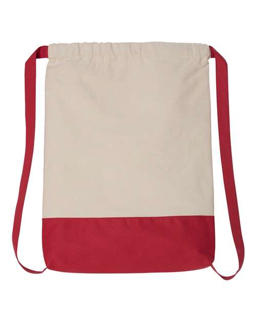 Liberty Bags 8876 - Natural/ Red Back