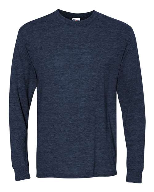 JERZEES 29LSR - Blues - Vintage Heather Navy