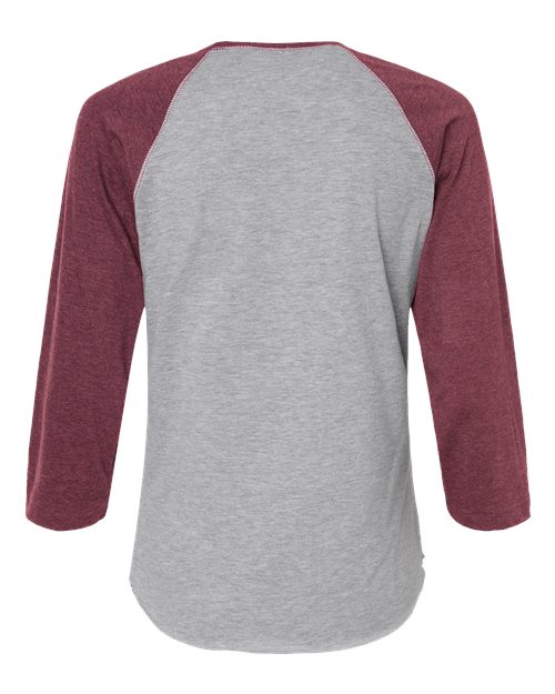 LAT 3530 - Vintage Heather/ Vintage Burgundy Back