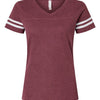 LAT 3537 - Vintage Burgundy/ White
