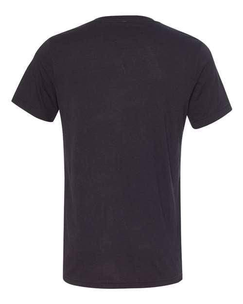 BELLA + CANVAS 3415 - Blacks & Grays - Solid Black Triblend Back