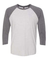 Next Level 6051 - Whites & Neutrals - Premium Heather Sleeves/ Heather White Body