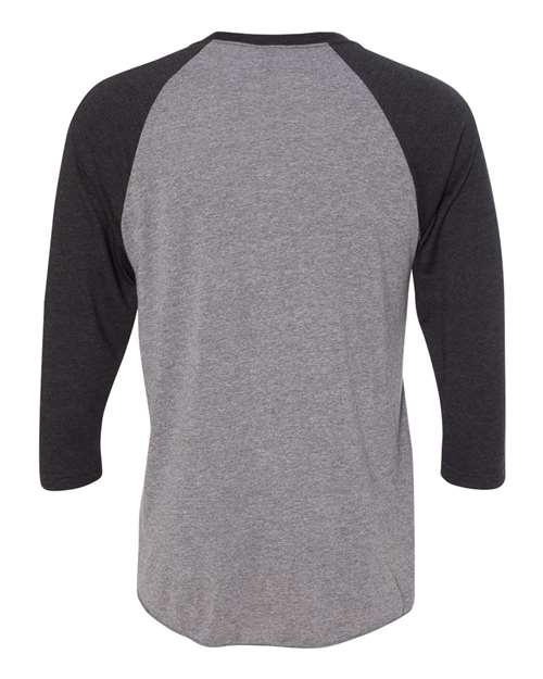 Next Level 6051 - Blacks & Grays - Vintage Black Sleeves/ Premium Heather Body Back