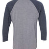 Next Level 6051 - Blues - Vintage Navy Sleeves/ Premium Heather Body Back