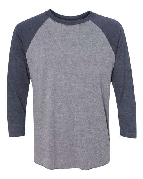Next Level 6051 - Blues - Vintage Navy Sleeves/ Premium Heather Body