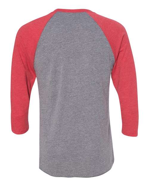 Next Level 6051 - Reds & Pinks - Vintage Red Sleeves/ Premium Heather Body Back