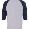 Gildan 5700 - Sport Grey/ Navy Back