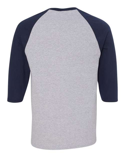 Gildan 5700 - Sport Grey/ Navy Back