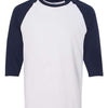 Gildan 5700 - White/ Navy