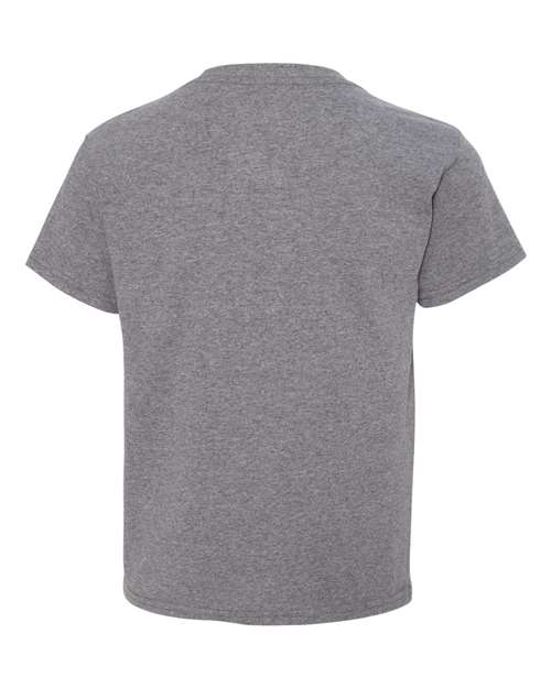 Gildan 8000B - Blacks & Grays - Graphite Heather Back