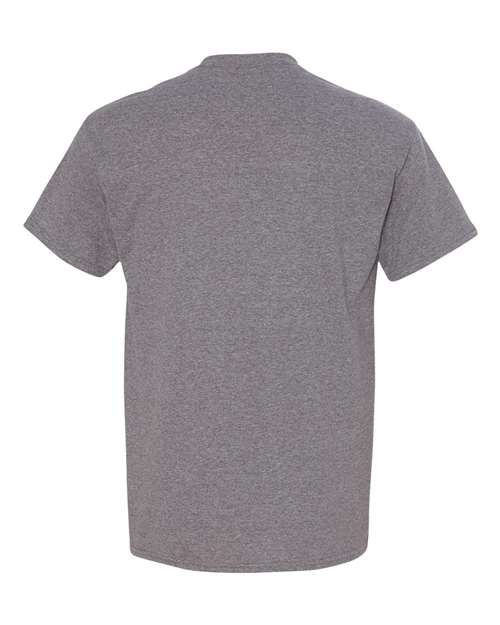 Gildan 8000 - Blacks & Grays - Graphite Heather Back