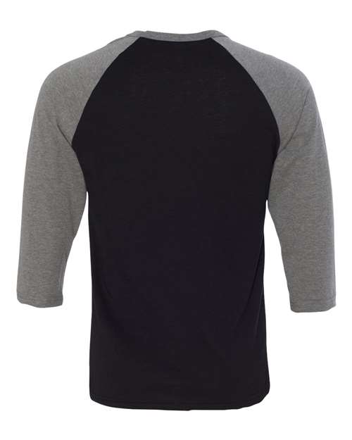 BELLA + CANVAS 3200 - Blacks & Grays - Black/ Deep Heather Back