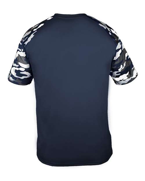 Badger 2141 - Navy/ Navy Camo Back