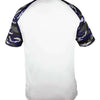 Badger 2141 - White/ Navy Camo Back
