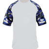 Badger 2141 - White/ Royal Camo