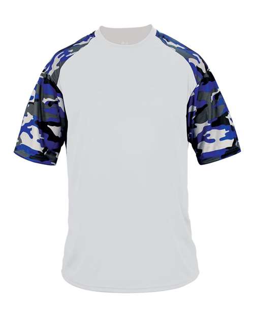 Badger 2141 - White/ Royal Camo