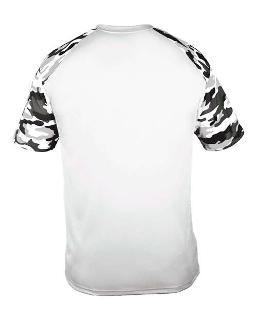 Badger 2141 - White/ White Camo Back