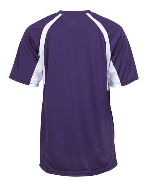 Badger 2144 - Whites & Neutrals - Purple/ White Back
