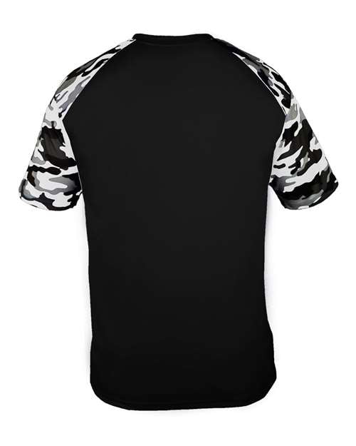 Badger 4141 - Whites & Neutrals - Black/ White Camo Back