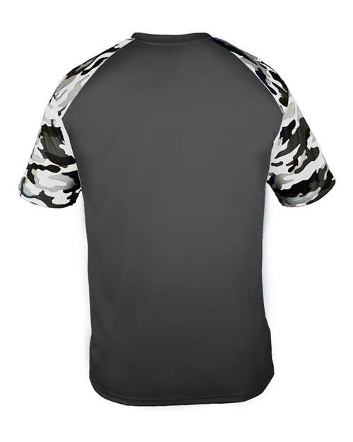 Badger 4141 - Whites & Neutrals - Graphite/ White Camo Back