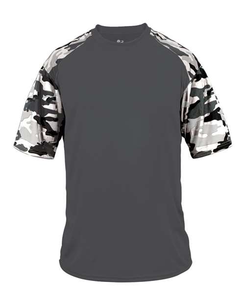 Badger 4141 - Whites & Neutrals - Graphite/ White Camo