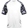 Badger 4141 - Whites & Neutrals - White/ Navy Camo